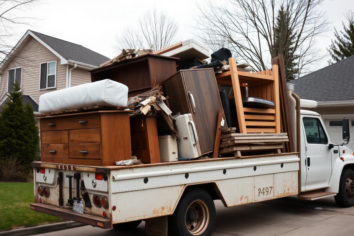 Contact hot tub removal Akron OH crew and truck ready for pickup Contact hot tub removal Akron OH crew and truck ready for pickup
